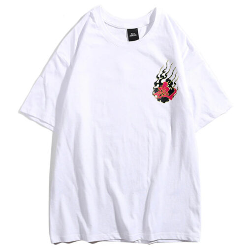 Japan Snake Ghost Kabuki Mask T-Shirt 4