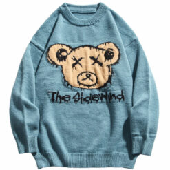 Funny Bear Knitted Sweater 1