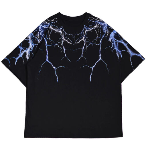 Streetwear Dark Lightning T-Shirt 1