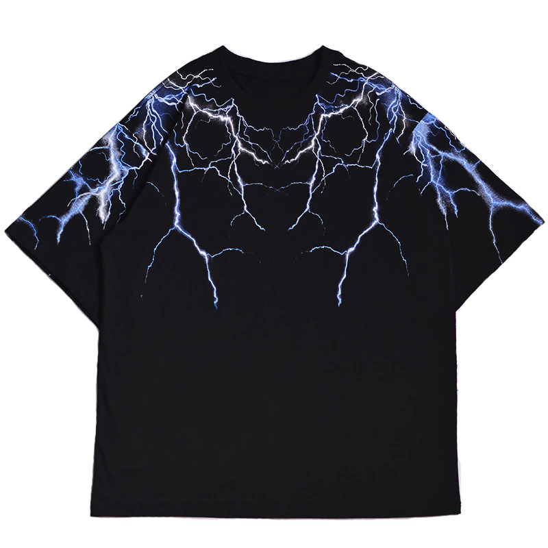 Streetwear Dark Lightning T-Shirt