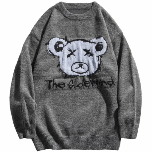 Funny Bear Knitted Sweater 3