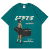 Harajuku Kanji Girl Print T-Shirt 3