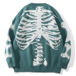Skeleton Bone Knitted Sweater